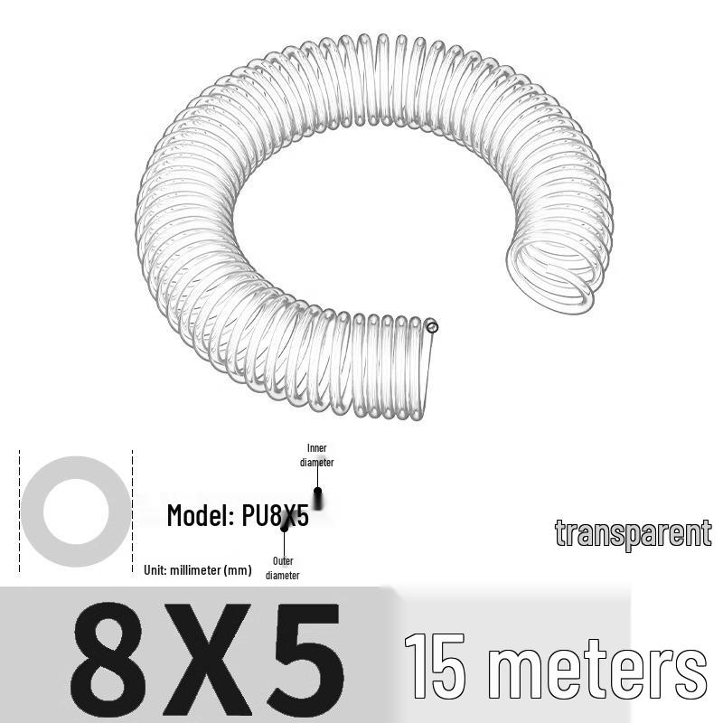 High-Pressure Retractable Air Hose with Quick Couplings