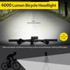 NEWBOLER Bicycle Light Front 4000Lumen Bike Light 2000mAh Waterproof Flashlight USB Charging MTB Road Cycling Lamp Accessories 7