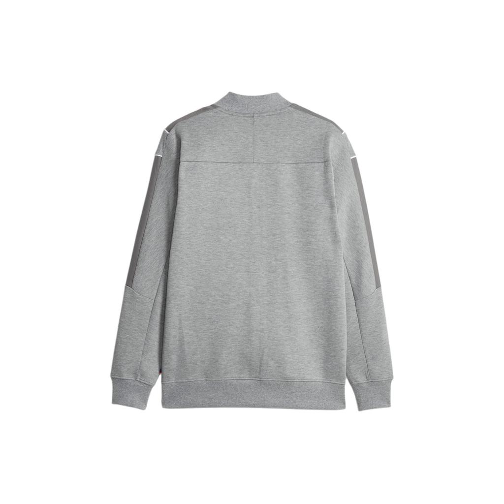 Puma Мужская куртка с длинным рукавом Bmw M Motorsport Color Block Design, повседневная, спортивная, серая 621213-03