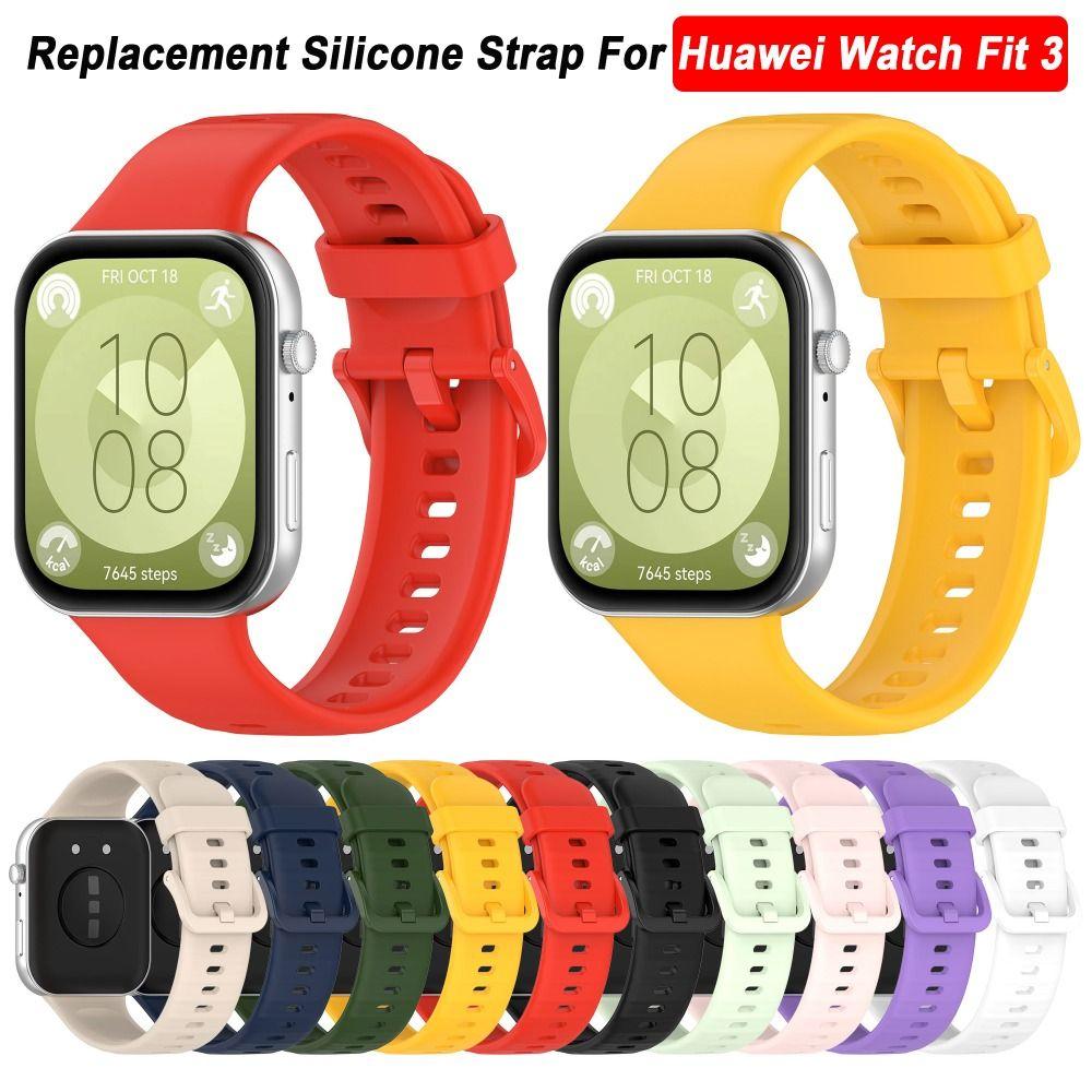 Сменный силиконовый ремешок для умных часов-браслет, новый браслет для часов Huawei Watch Fit 3