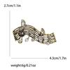 Fashion High-End Retro Alloy Rhinestone Music Note Brooch Personalized Men'S And Women'S Suit Coat Corsage Jewelry Pin