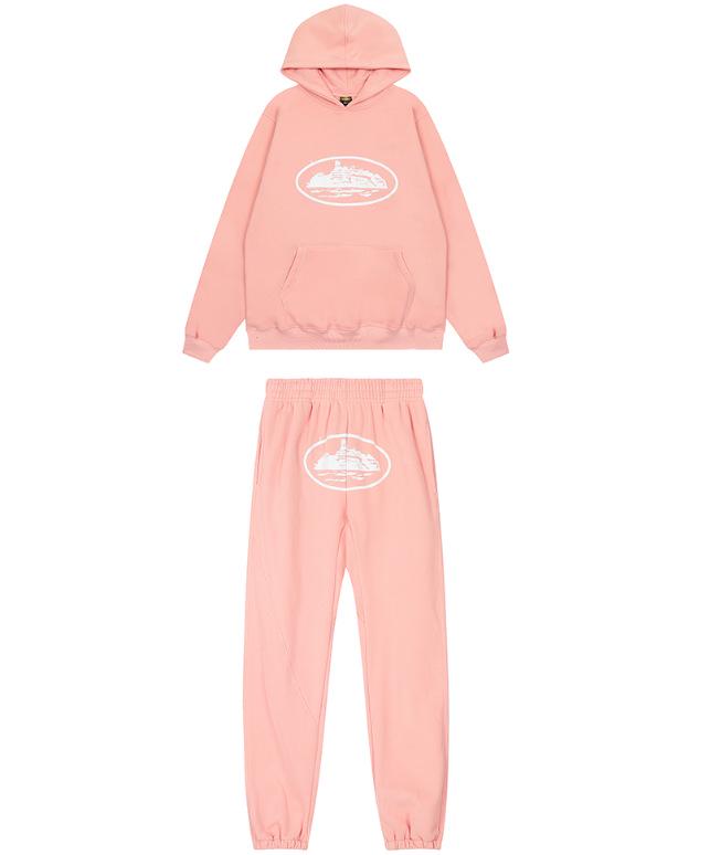 Классический набор: Худи с логотипом парохода и повседневные унисекс спортивные штаны