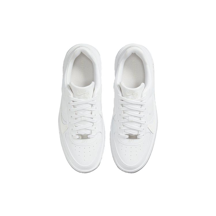 Nike Air Force 1 PLT.AF.ORM Тройные белые женские кроссовки Summit-White DJ9946-100