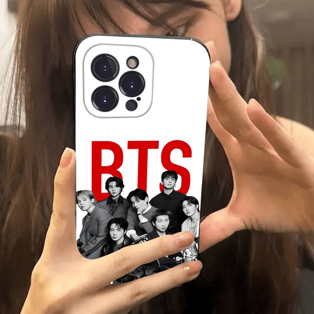 Kpop BTS Bangtan Boys Для IPhone 17 16 15 14 Pro Max Air 11 12 13 Mini Plus Чехол для телефона