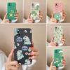 For Vivo V15 S10 Y75 S16 V17 Y77 Phone Bags Naughty Cartoon Dinosaur Patterns Camera Protection Shockproof Silicone Cover Case For Vivo Bumper Housing