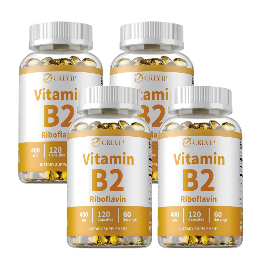 Grevip - 400 mg Vitamin B2 (Riboflavin) Capsules