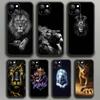 Lion King Cool Pattern Phone Case For iPhone Samsung Galaxy Redmi Xiaomi Note S A 16 15 14 13 12 11 20 21 22 23 53 54 Pro Plus Ultra Silicone Cover