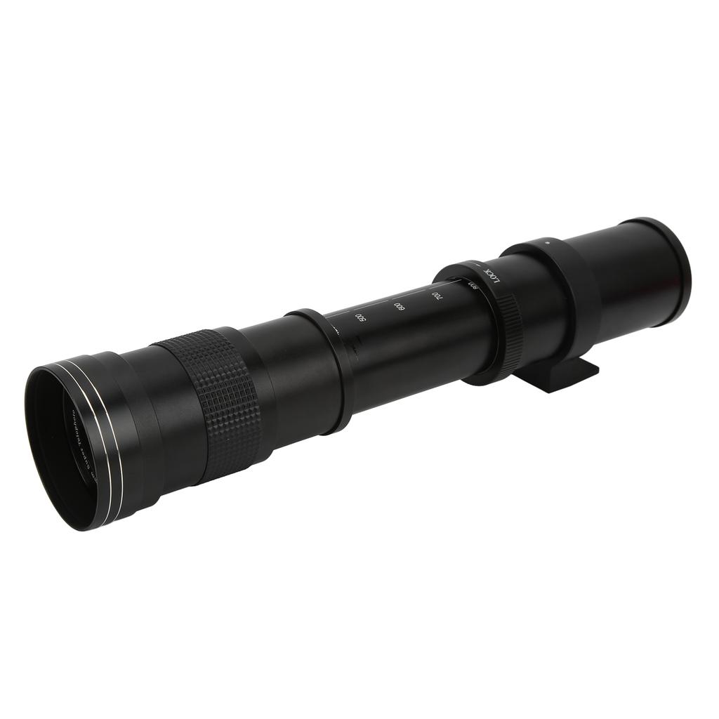 420‑800mm F8.3‑16 Manual Zoom Telephoto Lens Long Focal Length Lens All Metal for AI Mount Camera