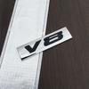 Automotive 3D Turbocharged Hybrid AWD Metal Car Sticker V6 V8 Ss Displacement Decorative Tailgate GT
