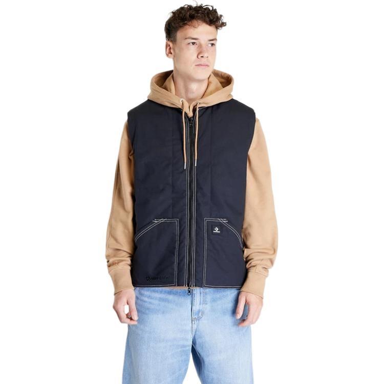 Converse Reversible Padded Utility Vest Asia Sizing 'Black' Men's 10023762-A01