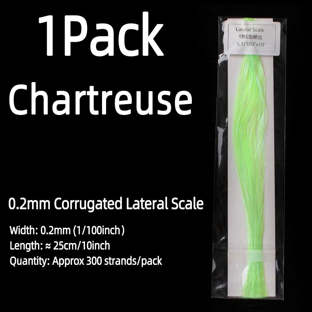 0.2mm Fly Tying Corrugated Lateral Scale Strands Saltwater Flashbou Bucktail Spinnerbait Fishing Lure Bait Tying Material