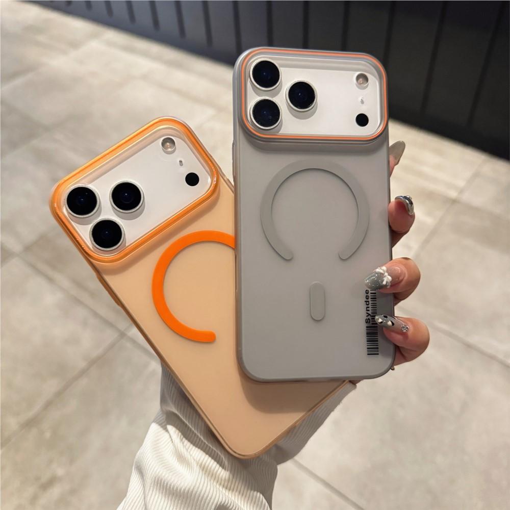 Официальный матовый прозрачный чехол с поддержкой MagSafe для iPhone 17 Air 16 E 15 14 13 12 Mini 11 Pro Max 8 7 Plus X XS XR Магнитная жесткая поликарбонатная крышка