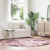 VidaXL Shaggy Rug with Long Pile Powder Pink 200x200 Cm Polyester, Rug, Bedroom Rug, Modern Rug, Living Room Rug, 4102921