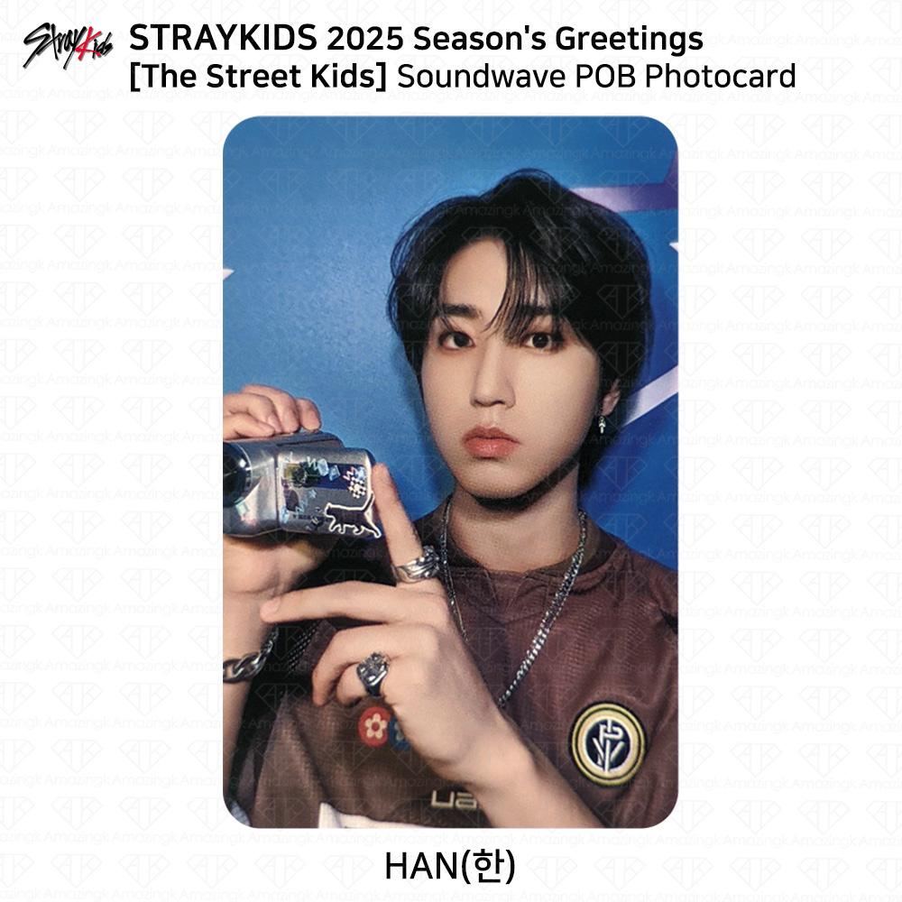 Stray Kids 2025 Поздравления с праздником The Street Kids Soundwave POB Фотокарточка KPOP