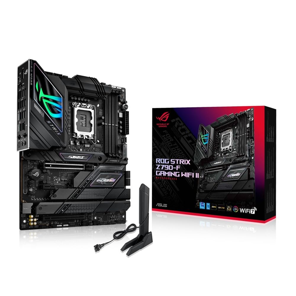 ASUS ROG STRIX GAMING WIFI II Intel Generation CPU Compatible LGA1700 Z790 Equipped DDR5 ATX Authorized Distributor Product Z790-F 14th/13th/12th