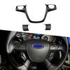 Хромированная накладка-стикер на руль из АБС-пластика для Ford Focus 3 Mk3 2012-2014 Kuga 2013-2015 Автоаксессуары