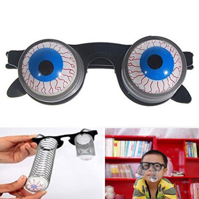 Out Eye Dropping Eyeball Glasses Terror Scary Party Prank Joke Toys