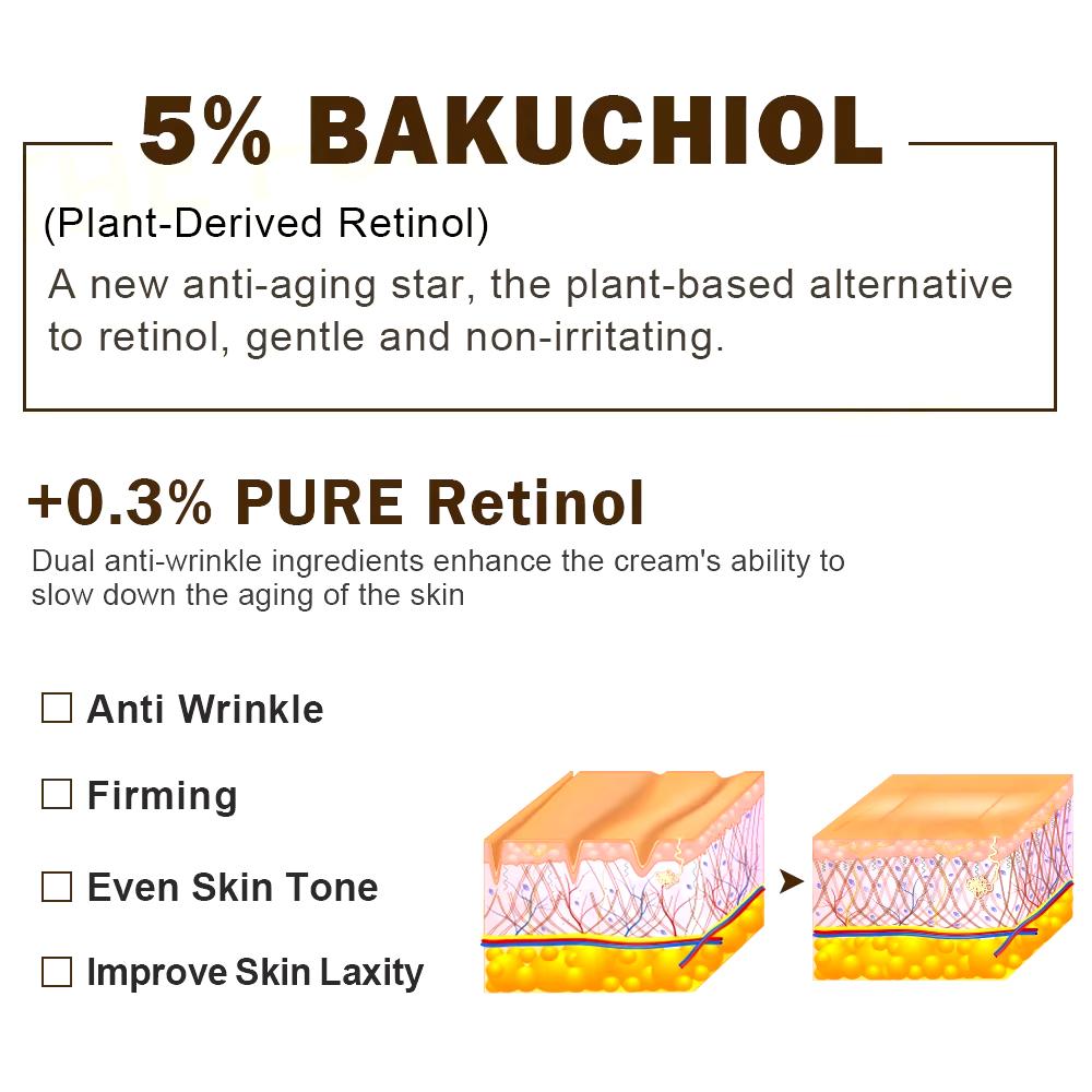 AUQUEST Крем для лица с ретинолом против морщин, отбеливающий, для удаления темных пятен, крем для лица, антивозрастной, с гиалуроновой кислотой, средства по уходу за кожей