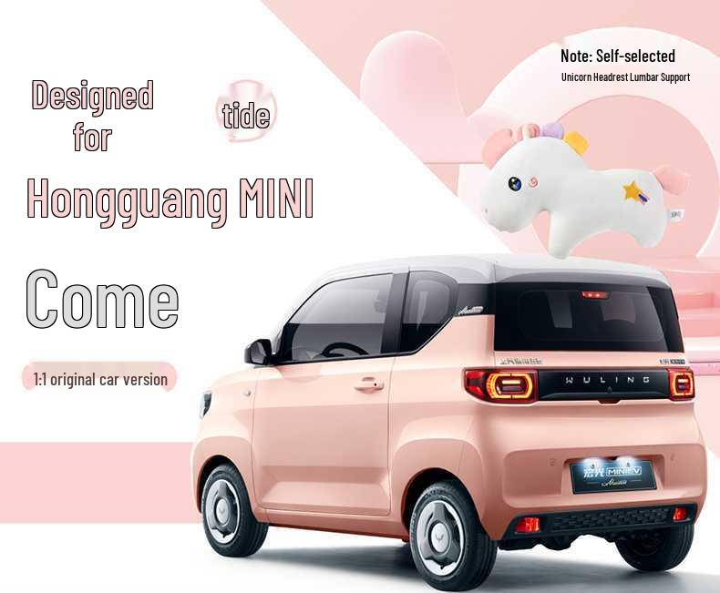 2024 Wuling Hongguang Miniev Third-Gen Macaron Car Seat Covers, Full Coverage for All Seasons