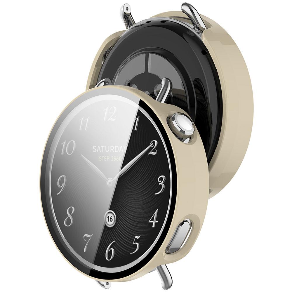 Защитный чехол для ПК + Закаленное стекло Для Xiaomi Watch S4 41 мм Противоударный Жесткий Бампер Чехол Смарт-часы Запасная Крышка