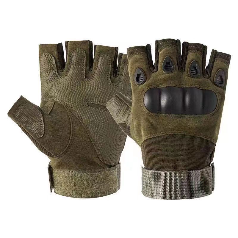 Tactical Gloves Half Finger Paintball Gym Sports Hunting Anti-Skid Men Bicycle Full Finger Gloves Protective Gear