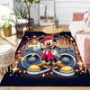 1pc Mickey Pattern Area Rug Soft Flannel Floor Mat for Living Room,Office,Bedroom and Carpet