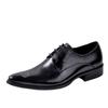 British Style First Layer Cowhide Leather Business Dress Shoes for Men Breathable Casual Work Formal Leather Footwear