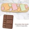 Chocolate Mold Food Grade Easy Release Silicone Candy Gummy Waffle Mold for Kitchen