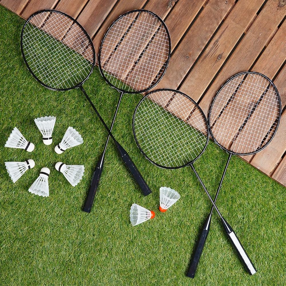 Badminton set 8 shuttlecocks 61 cm 12 pcs.