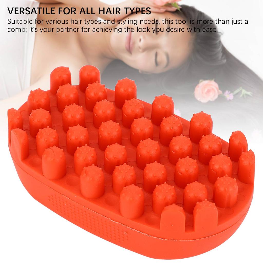 Twist Styler Brush Быстрая и легкая укладка Большие густые зубцы Профессиональная моющаяся силиконовая афро-завитушка
