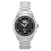 Мужские часы Eco-Drive из нержавеющей стали с черным циферблатом AW0151-85E 100M