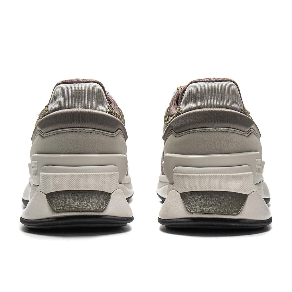 Li Ning 001 Original Aspiration V2 Нескользящие Износостойкие Низкие Кроссовки на Толстой Подошве Мужские Серый Зеленый AGLW015-1