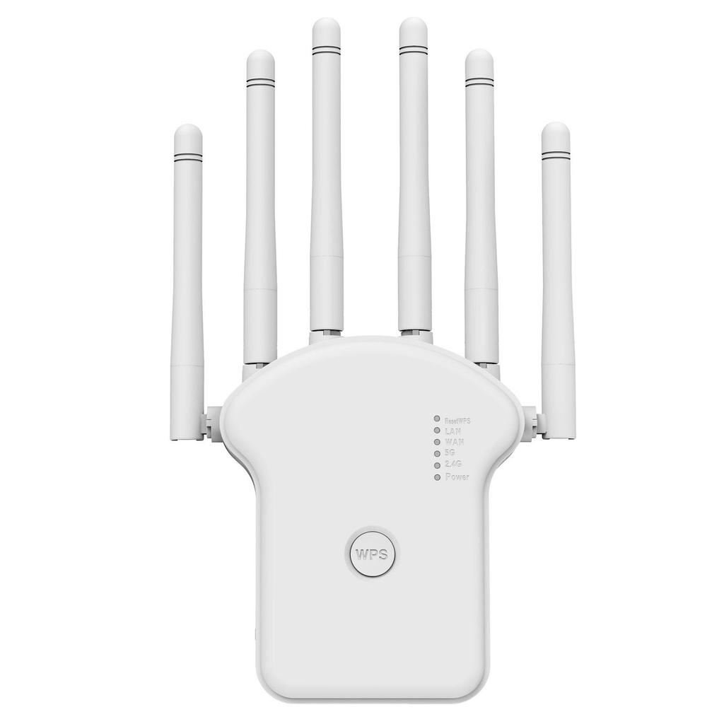 Двухдиапазонный WiFi-повторитель: Ускорение в один клик для стабильных соединений с высокой скоростью