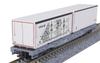 KATO N Gauge Rhaetian Railway Long Car R-w Container Loading 4-Car Set 10-1892 Railway Model Freight Car