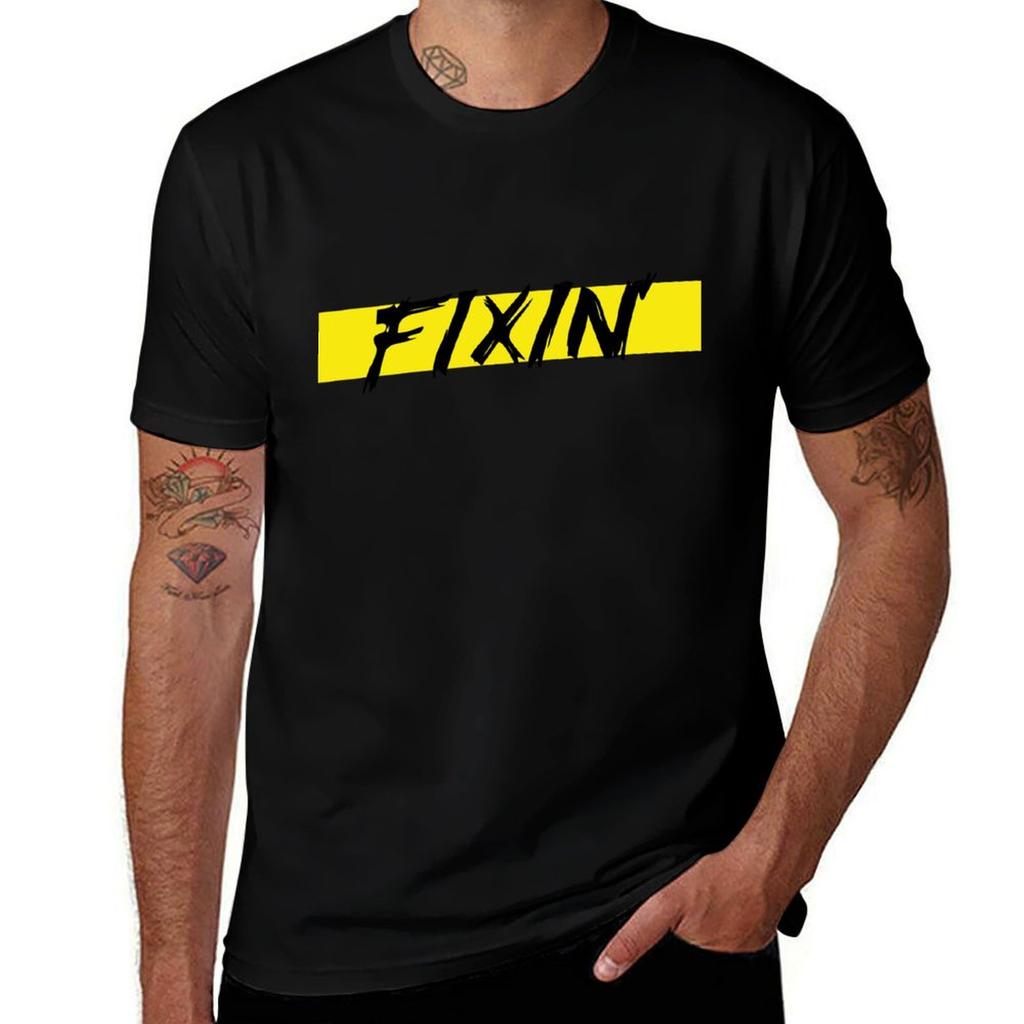Fixin Just Fixin TShirt Sports Casual Breathable Tee Shirt