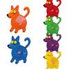 6PCS Wooden Coaster Cute Insulation Non-Slip Design Puppy Shape Thermal Durable