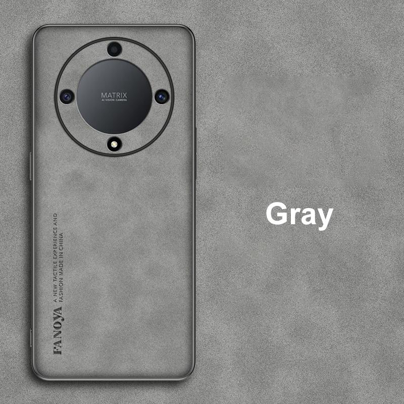 Роскошный чехол из искусственной кожи для Honor X9A X9 4G 5G задняя крышка, матовый силиконовый защитный чехол для телефона Honor Magic 4 5 Lite X40 Coque