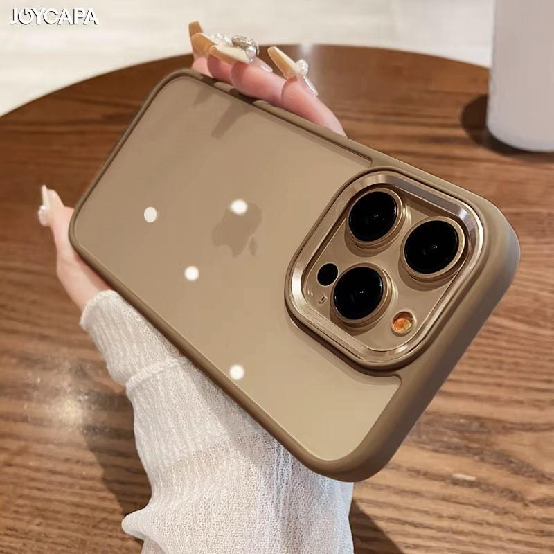 Роскошный противоударный прозрачный чехол для iPhone 16 15 14 Plus 13 12 Mini 11 Pro Max X XR XS Мягкий бампер Жесткая акриловая гибридная защитная крышка