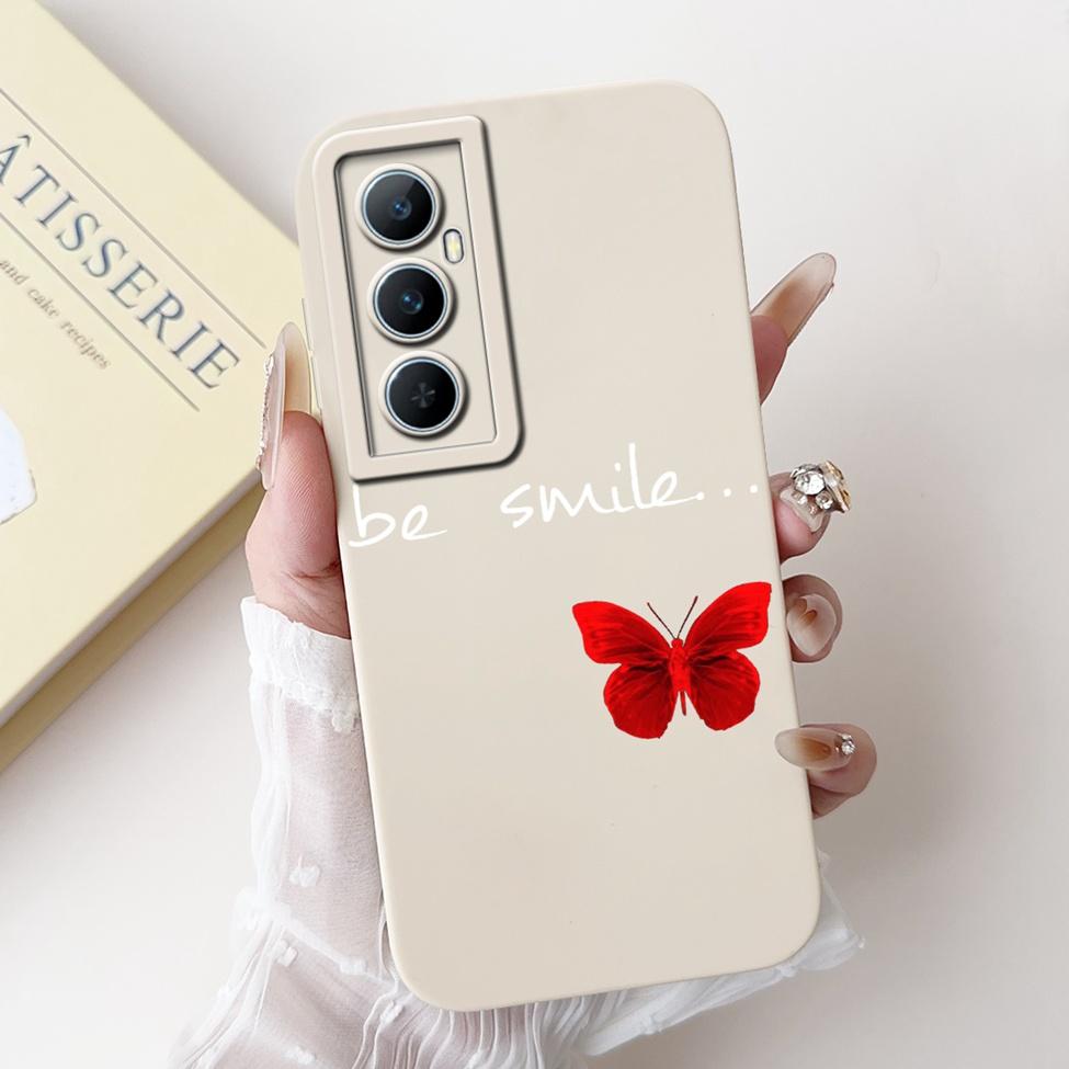 Funda For Realme C65 RMX3910 Back Cover For Realme C65 4G Case Shockproof Luxury Flowers Cute Cartoon Cool Silicone Bumper Coque