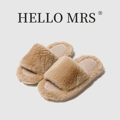 Осенние и зимние хлопковые тапочки женские домашние плюшевые тапочки однотонные пушистые тапочки женские оптом