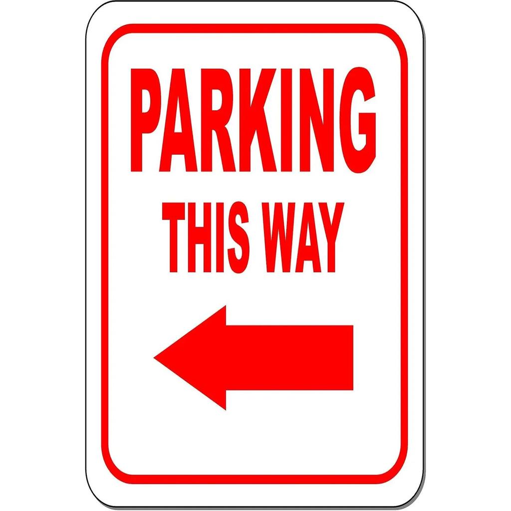 Vintage No Parking Anytime Metal Tin Signs Posters Plaque Iron Painting Decoration for Garage Outdoors Home Club Bar Wall Decor