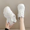 Fashion Breathable Thick Bottom Casual Sneakers Women Comfortable Lace Up Chunky Sport Shoes Woman Non Slip Platform Tennis Shoes Female