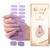 Gel Manicure Stickers INS Semi-cured Nail Stickers 3D Hot Stamping Manicure Stickers