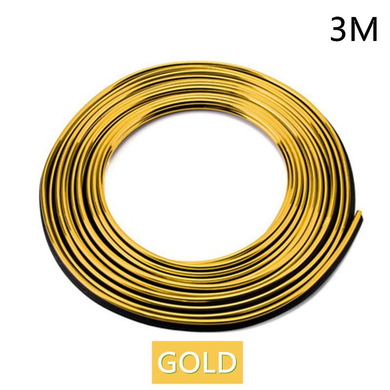 3M Мягкий клей хромировал полосу отделки двери автомобиля на устойчивых к трению универсальных автомобильных аксессуарах для интерьера