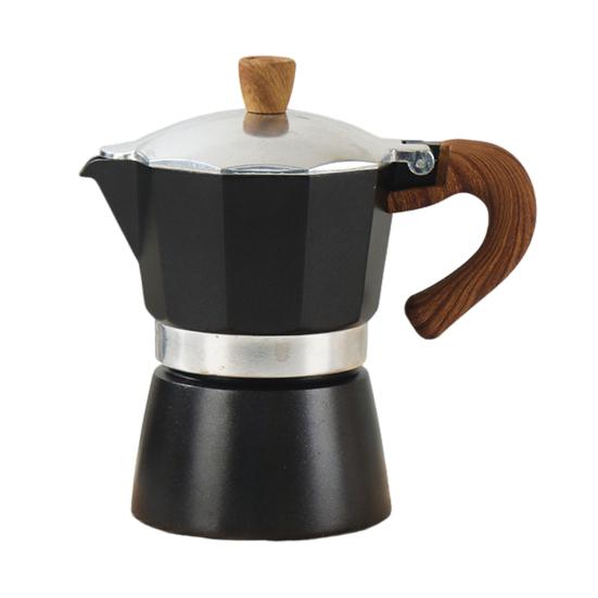 Кофеварка Moka Pot Espresso Maker 150 мл, легкая, простая в использовании, итальянская кофеварка для плиты