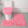 Коврик для ванной комнаты из 3 предметов, набор ковриков для ванной, ультра мягкий, не скользит, быстро сохнет, впитывает влагу, впитывает кожу, роскошный набор ковриков для душа и ванной