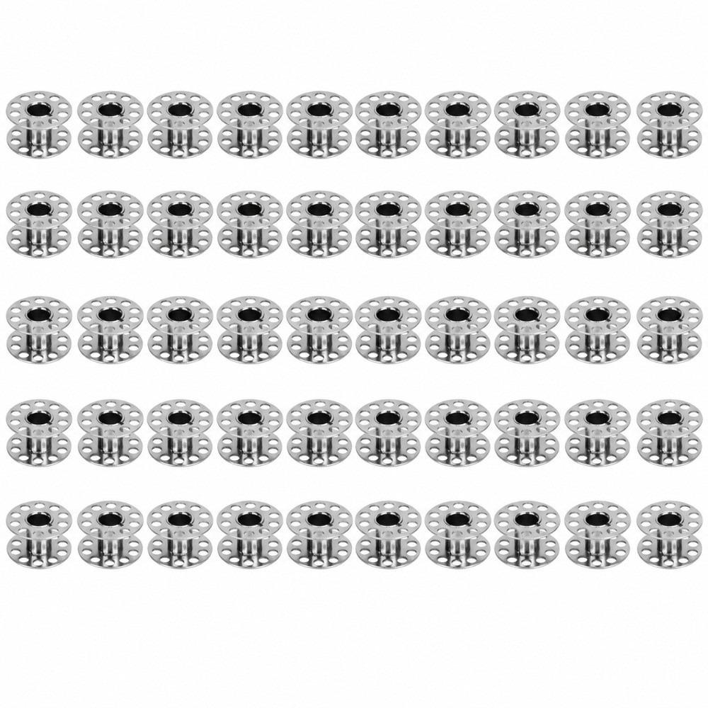 50PCS 20mm Sewing Machine Bobbins Anti-Disconnection Class 15 Bobbins Home Sewing