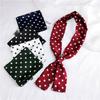 New Polka Dot Small Scarves Women'S Spring Styles Fashionable And Versatile Autumn And Winter Long Bags Wrist Scarves Decoration