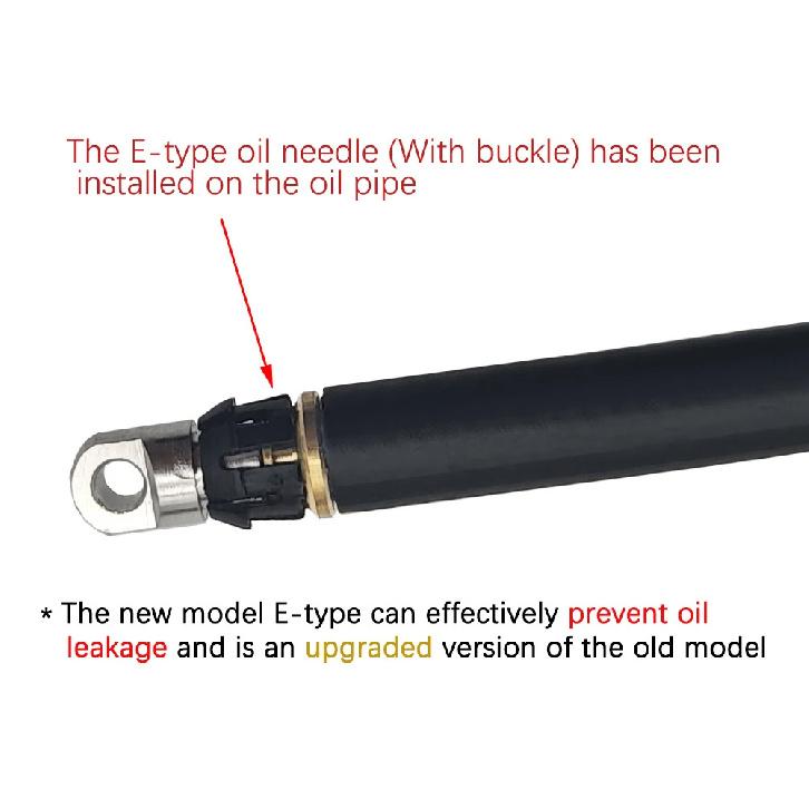 NUTT Y-5 A5-D Масляная трубка 1,35 м 2,2 м Для самоката Электровелосипеда Электрических тормозов Масляный шланг Масляная игла Оливковая головка Резиновая заглушка Серебряный фитинг