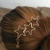 Popular Hollow Star Tassel Hairpin Women's Fashionable and High-end Hair Accessories Girl's Sweet Cute Headwear Hairs Clips